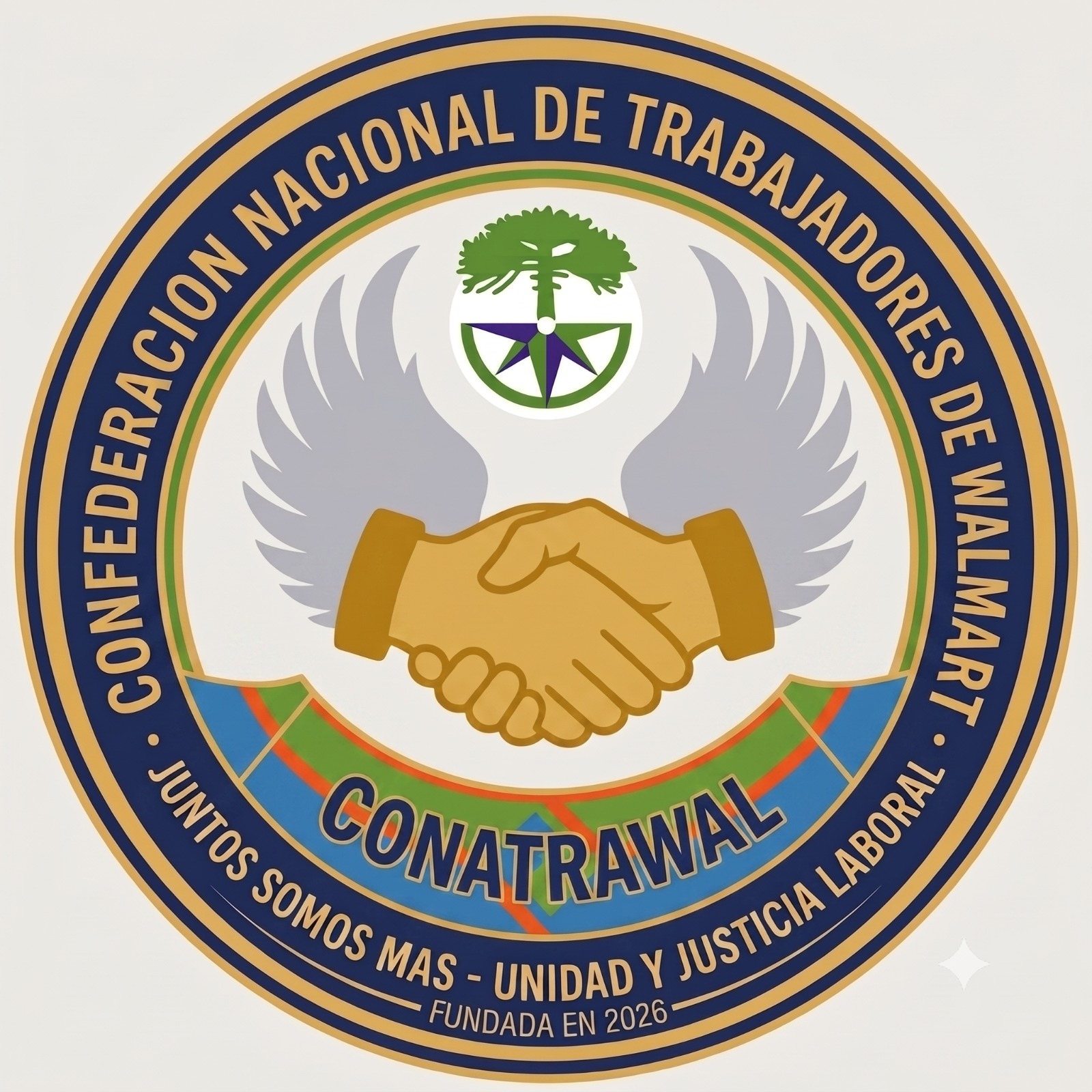 Logo Confederación Nacional de Trabajadores de Walmart